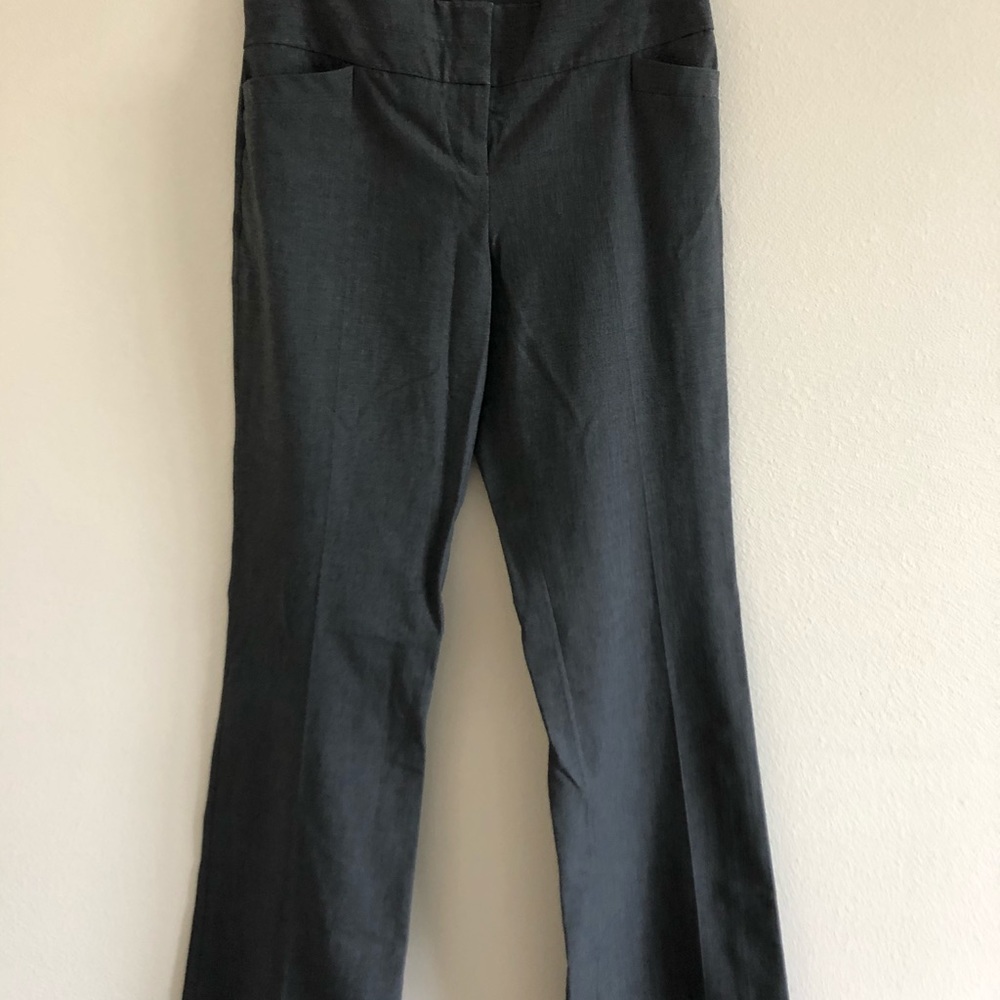 Grey wide leg Cassidy fit limited dress pants